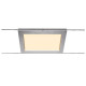 Plytta rectangulaire suspension pr câble de suspension 12V 2700K chrome