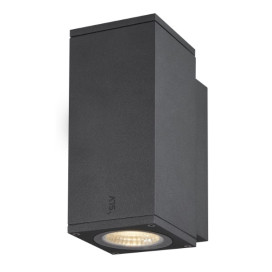 Enola square S applique apparente single LED outdoor anthracite