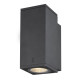 Enola square S applique apparente single LED outdoor anthracite