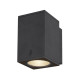 Enola square M applique apparente single LED outdoor anthracite