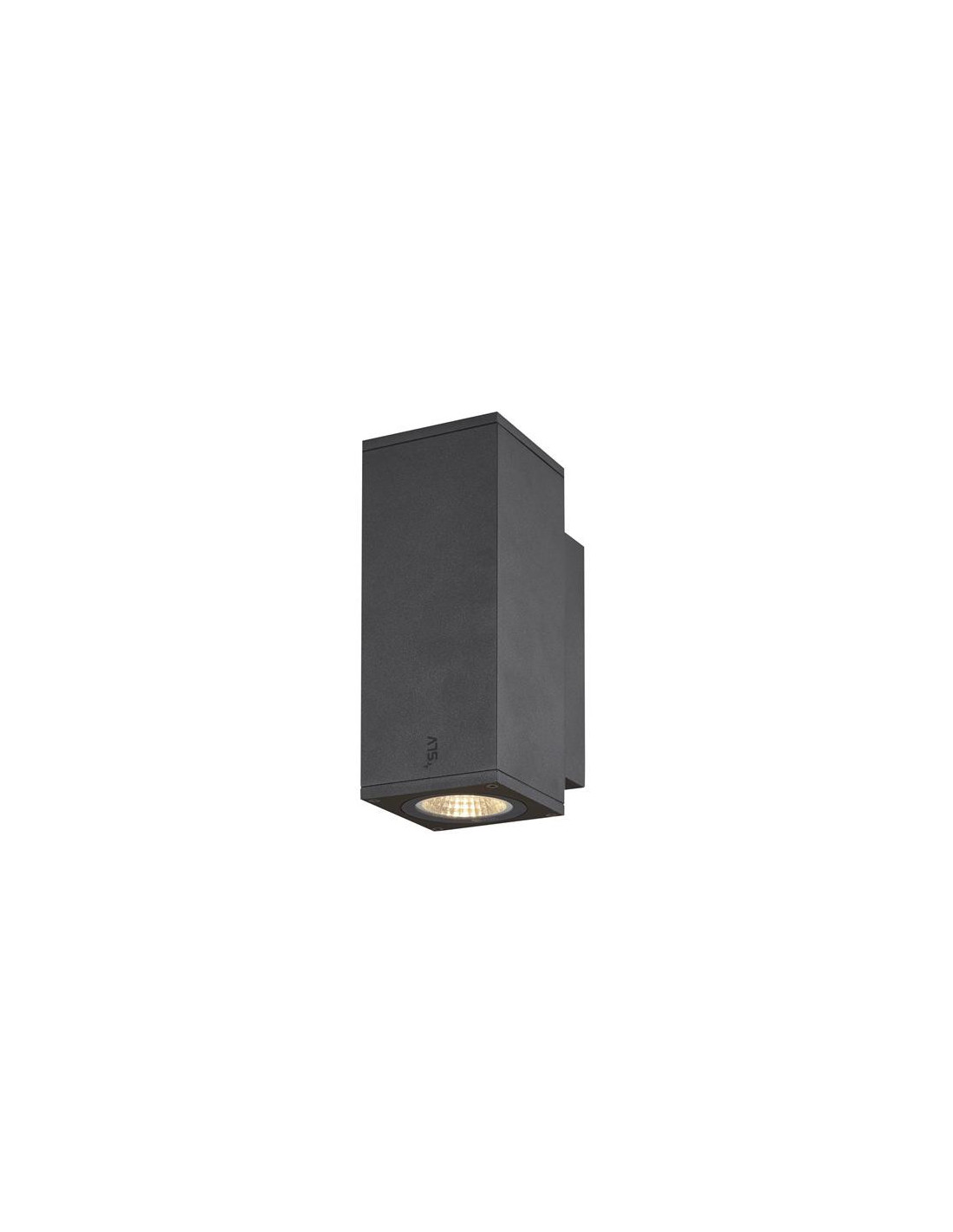 Enola square up/down S applique apparente LED outdoor anthracite