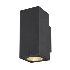 Enola square up/down M applique apparente LED outdoor anthracite