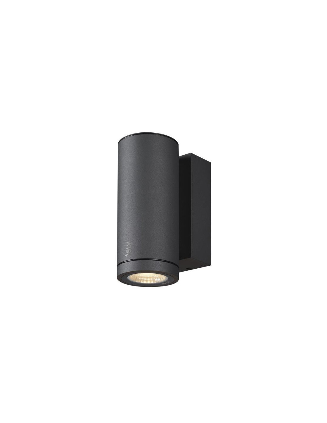 Enola round S applique apparente single LED outdoor anthracite