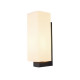Quadrass applique apparente indoor E27 noire