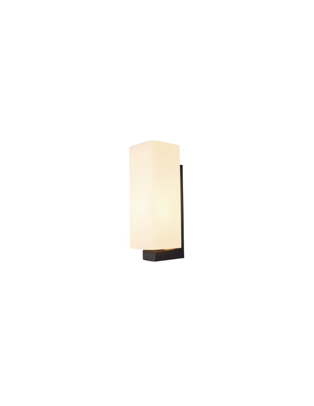Quadrass applique apparente indoor E27 noire