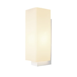 Quadrass applique apparente indoor E27 blanche