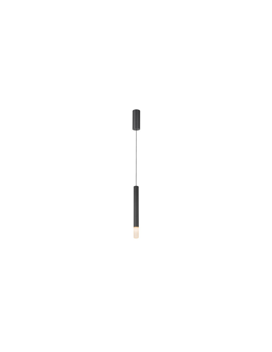 Helia ambient 35 suspension LED indoor TRIAC noire avec patère