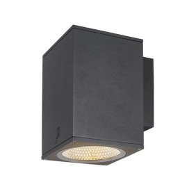 Enola square L applique apparente single LED outdoor anthracite CCT 3000/4000 K