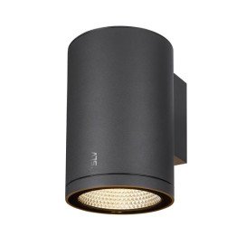 Enola round L applique apparente single LED outdoor anthracite CCT 3000/4000 K
