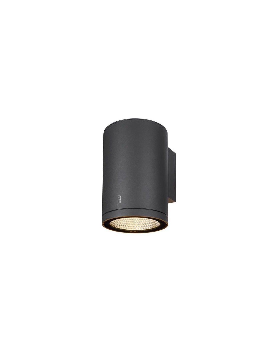 Enola round L applique apparente single LED outdoor anthracite CCT 3000/4000 K