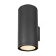Enola round up/down L applique apparente LED outdoor anthracite CCT 3000/4000 K