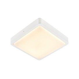 Ainos square sensor applique/plafonnier LED outdoor blanc comm CCT 3000/4000 K