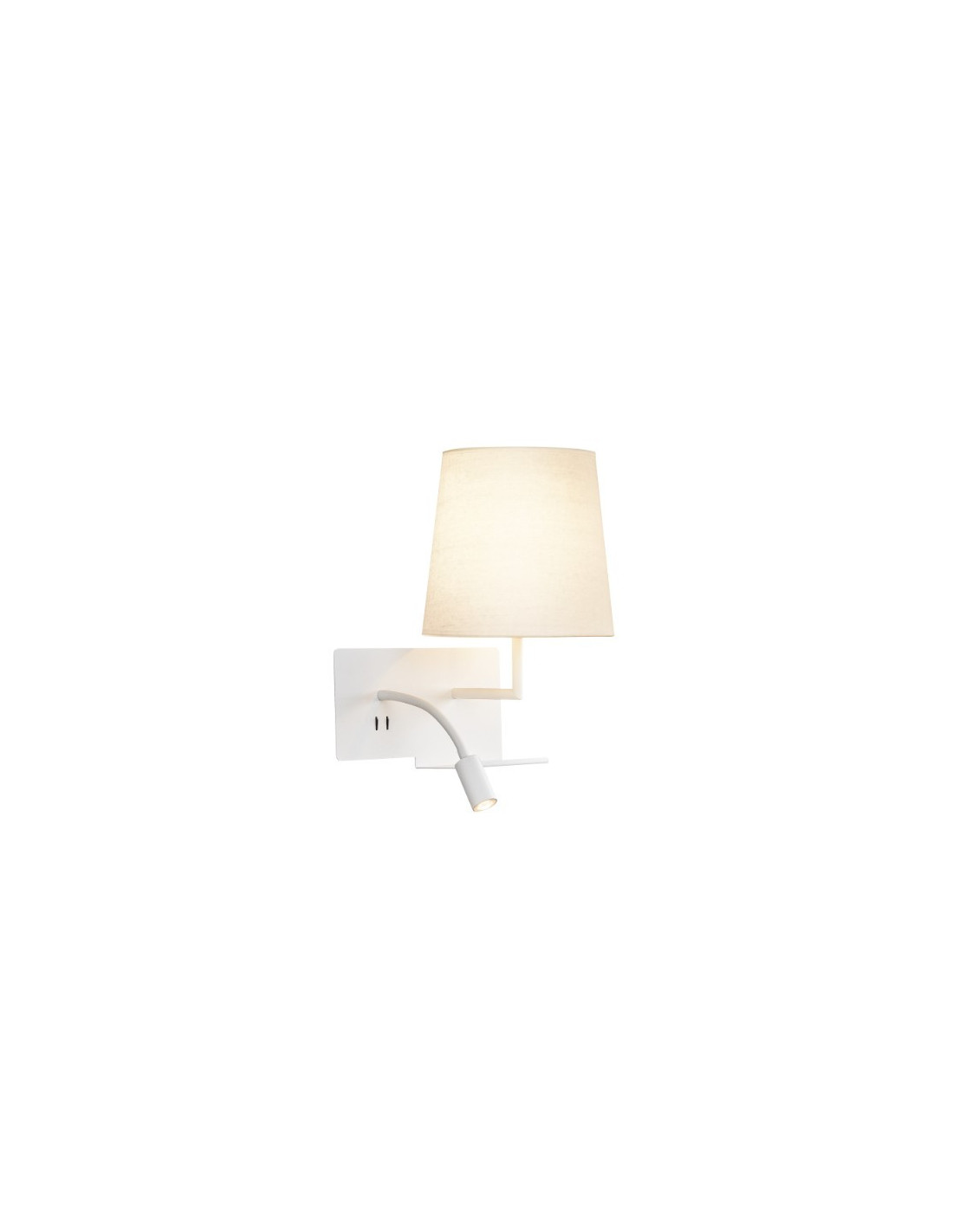Somnila flex applique apparente LED indoor 3000 K blanche version à droite USB