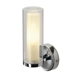 Applique WL 105, chrome, verre double, 1xE14