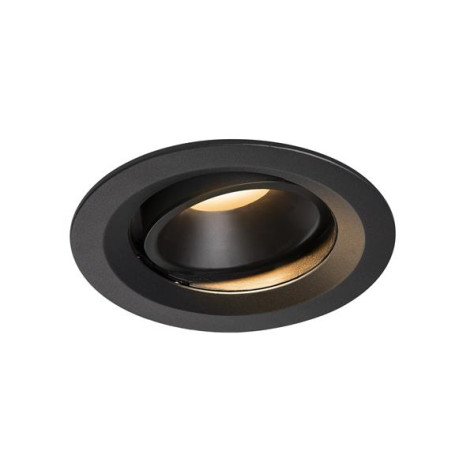 Numinos move DL M plafonnier encastré LED noir/noir 2700K 40° inclin/pivo