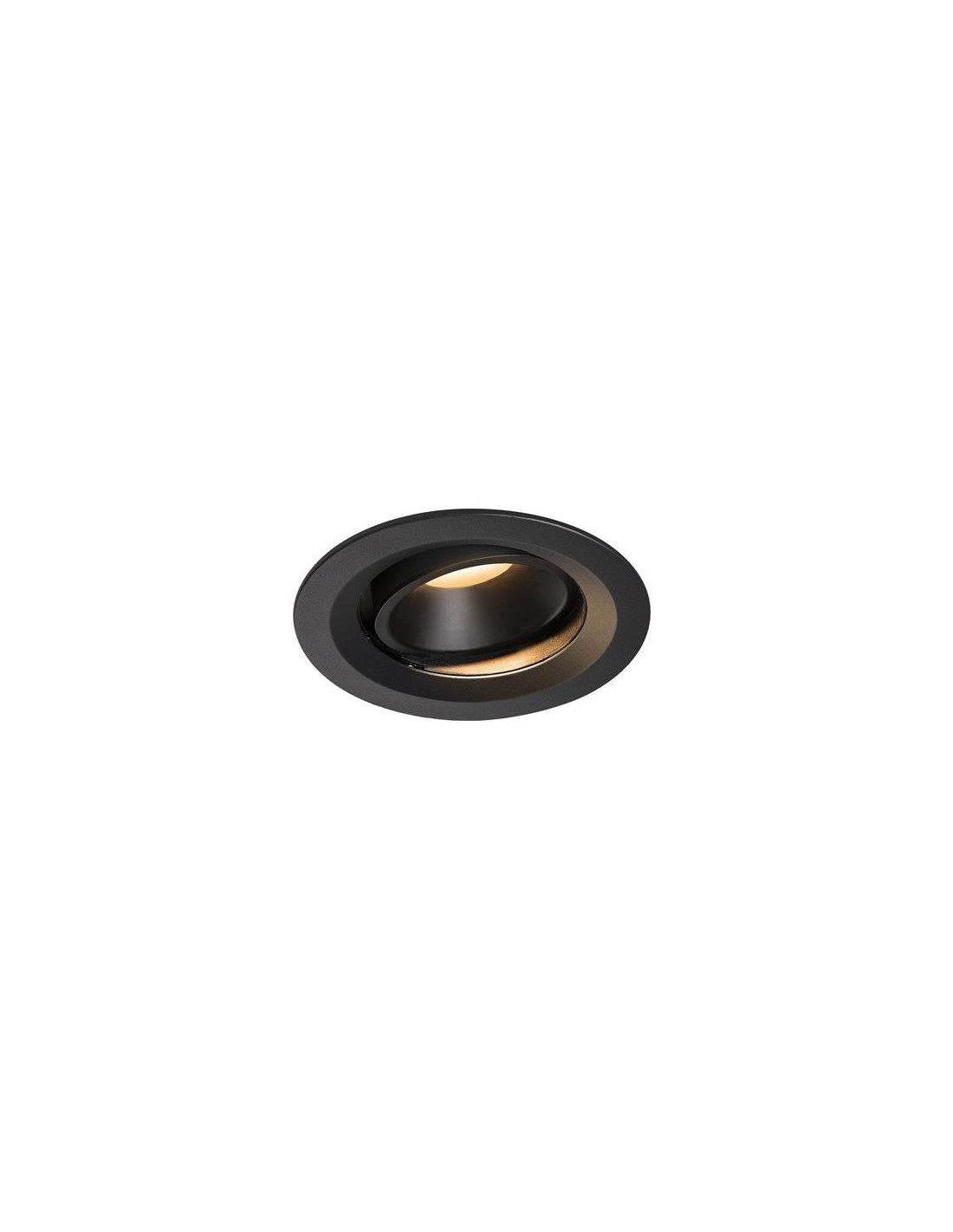 Numinos move DL M plafonnier encastré LED noir/noir 2700K 40° inclin/pivo