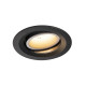 Numinos move DL M plafonnier encastré LED noir/blanc 2700K 40° inclin/pivo