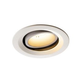 Numinos move DL M plafonnier encastré LED blanc/blanc 2700K 40° inclin/pivo