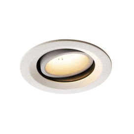 Numinos move DL M plafonnier encastré LED blanc/blanc 3000K 55° inclin/pivo