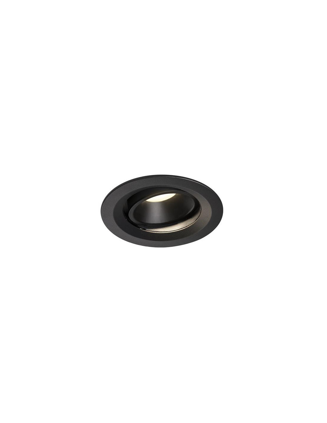 Numinos move DL M plafonnier encastré LED noir/noir 4000K 55° inclin/pivo