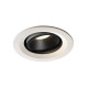 Numinos move DL M plafonnier encastré LED blanc/noir 4000K 20° inclin/pivo