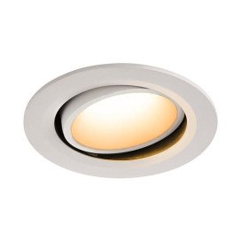 Numinos move DL L plafonnier encastré LED blanc/blanc 2700K 55° inclin/pivo