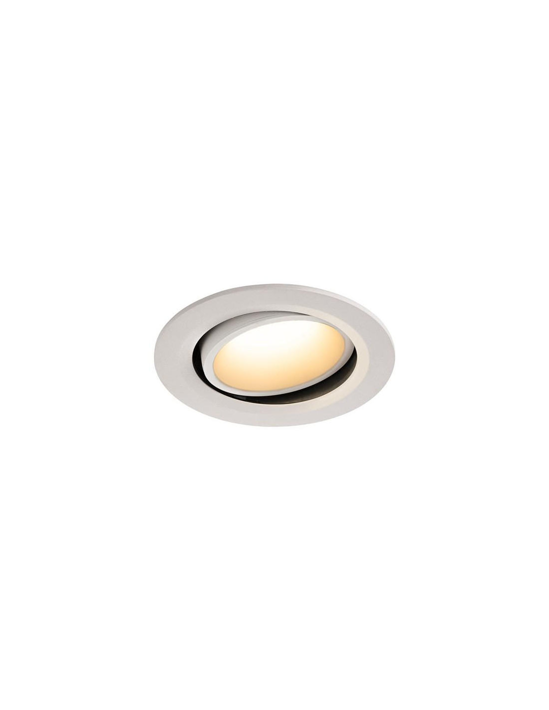 Numinos move DL L plafonnier encastré LED blanc/blanc 3000K 20° inclin/pivo