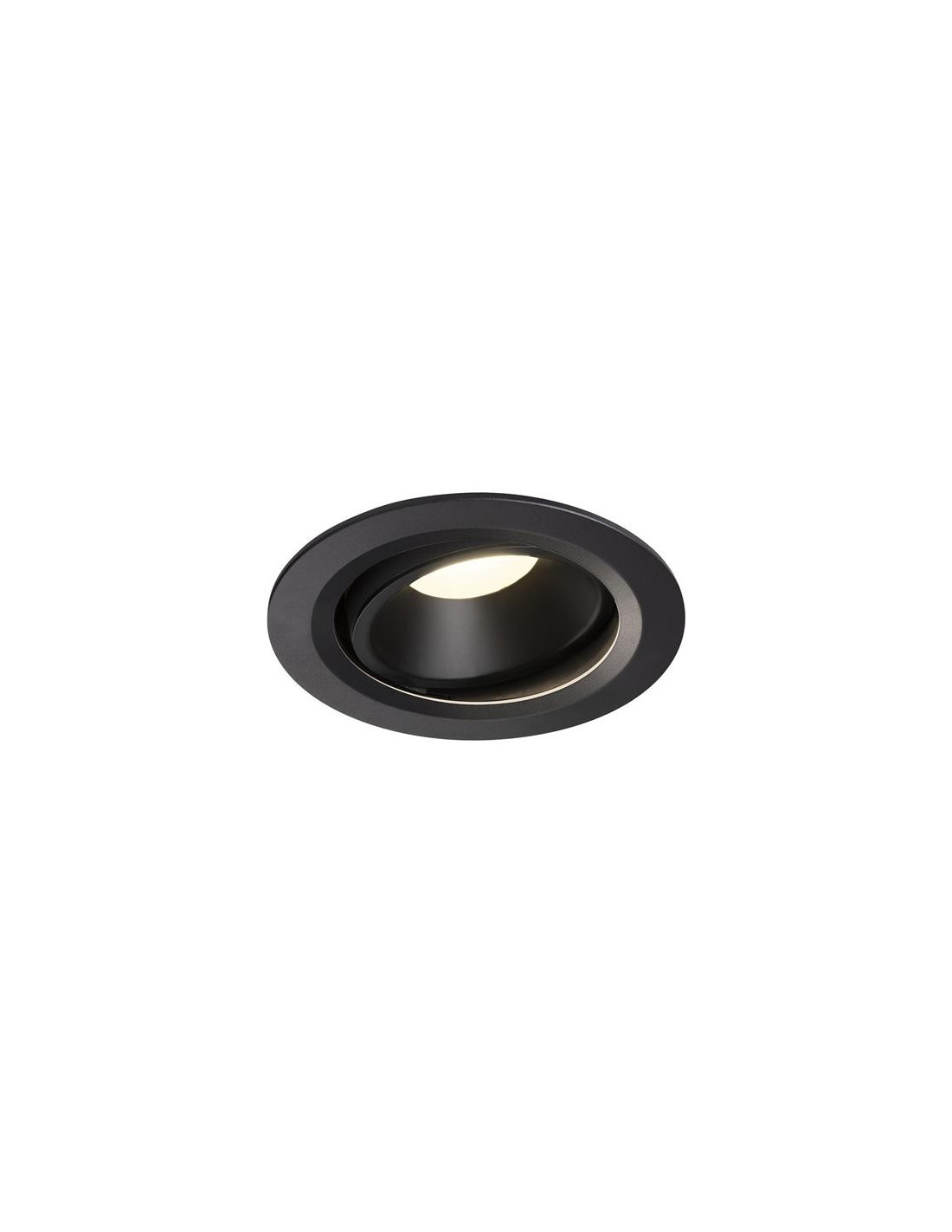 Numinos move DL L plafonnier encastré LED noir/noir 4000K 55° inclin/pivo