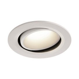 Numinos move DL L plafonnier encastré LED blanc/blanc 4000K 20° inclin/pivo