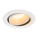 Numinos move DL XL plafonnier encastré LED blanc/blanc 2700K 20° inclin/pivo