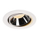 Numinos move DL XL plafonnier encastré LED blanc/chromé 2700K 55° inclin/pivo