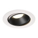 Numinos move DL XL plafonnier encastré LED blanc/noir 4000K 40° inclin/pivo