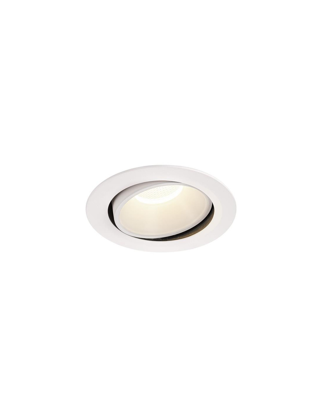 Numinos move DL XL plafonnier encastré LED blanc/blanc 4000K 40° inclin/pivo