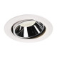 Numinos move DL XL plafonnier encastré LED blanc/chromé 4000K 55° inclin/pivo