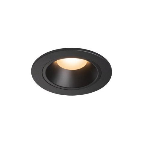 Numinos DL S plafonnier encastré LED noir/noir 2700K 40°