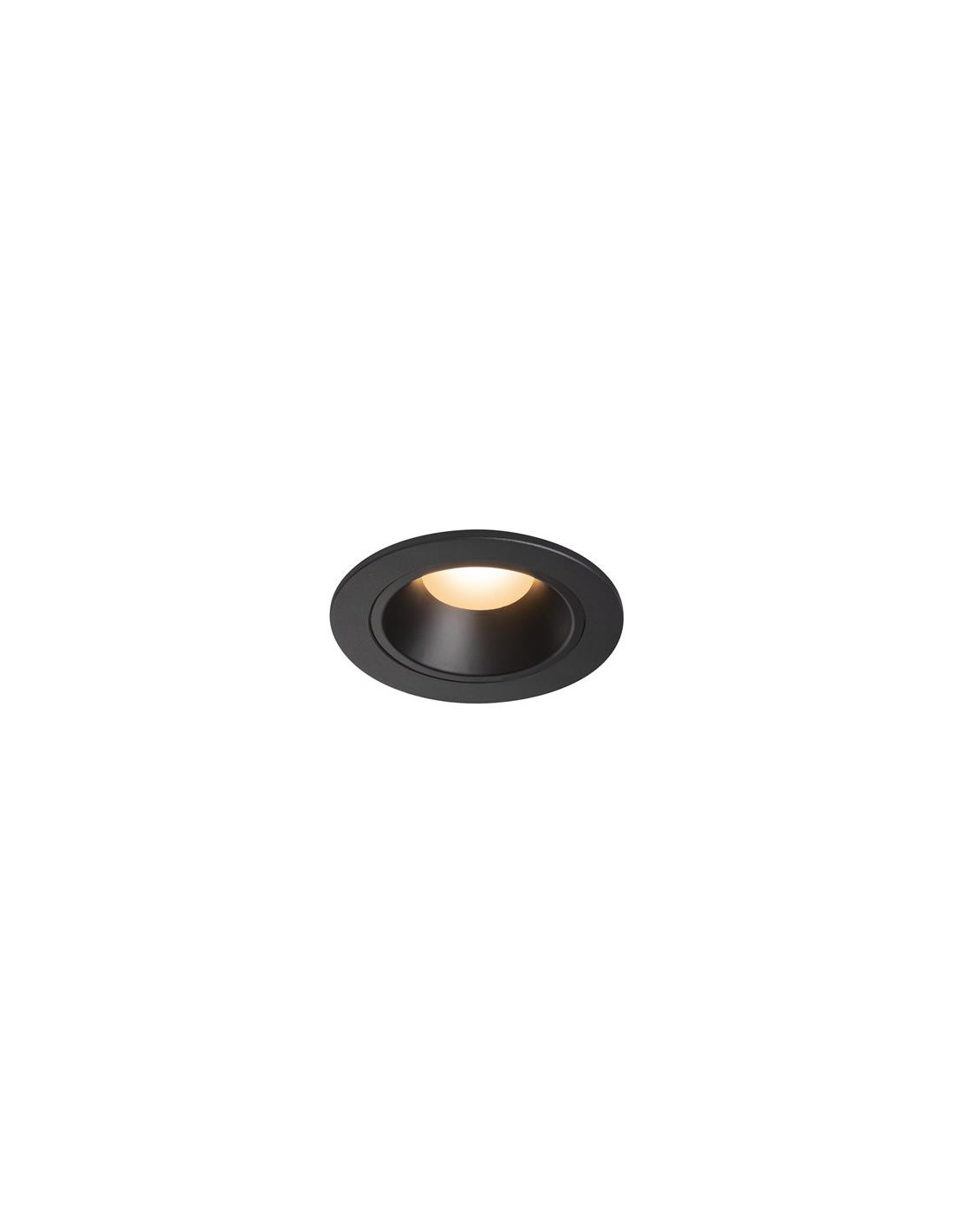 Numinos DL S plafonnier encastré LED noir/noir 2700K 40°