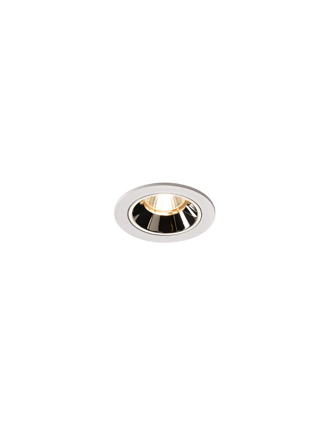 Numinos DL S plafonnier encastré LED blanc/chromé 2700K 20°