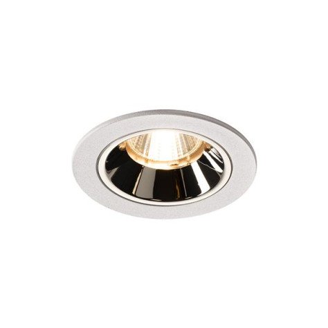 Numinos DL S plafonnier encastré LED blanc/chromé 2700K 40°