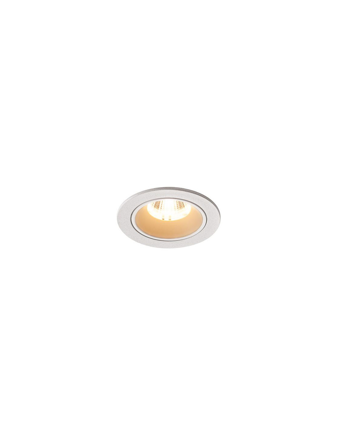 Numinos DL S plafonnier encastré LED blanc/blanc 2700K 55°