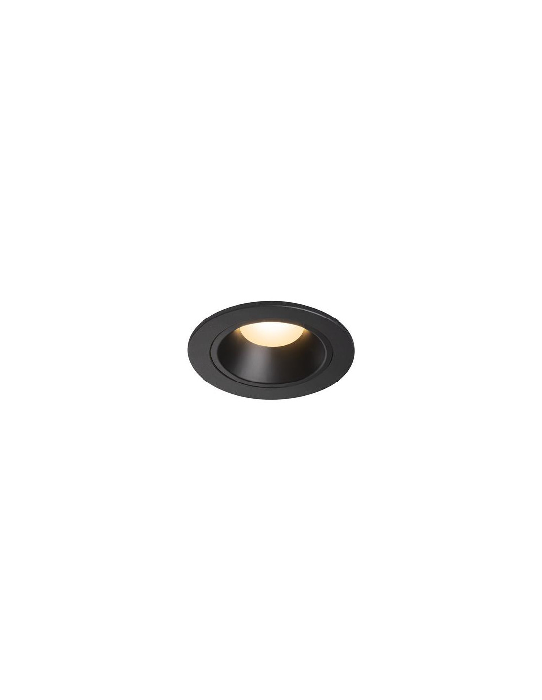 Numinos DL S plafonnier encastré LED noir/noir 3000K 20°