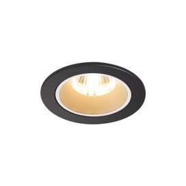 Numinos DL S plafonnier encastré LED noir/blanc 3000K 20°