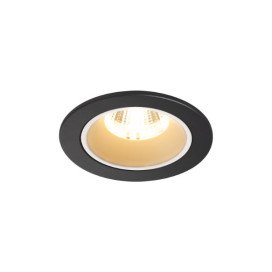 Numinos DL S plafonnier encastré LED noir/blanc 3000K 40°