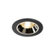 Numinos DL S plafonnier encastré LED noir/chromé 3000K 40°