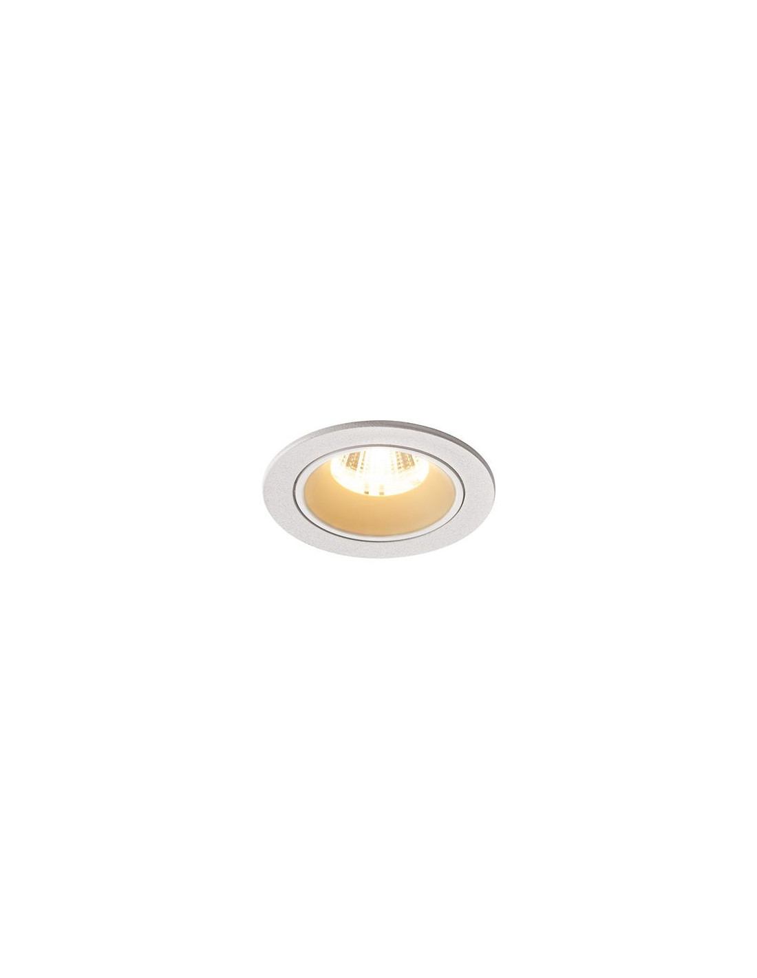Numinos DL S plafonnier encastré LED blanc/blanc 3000K 20°