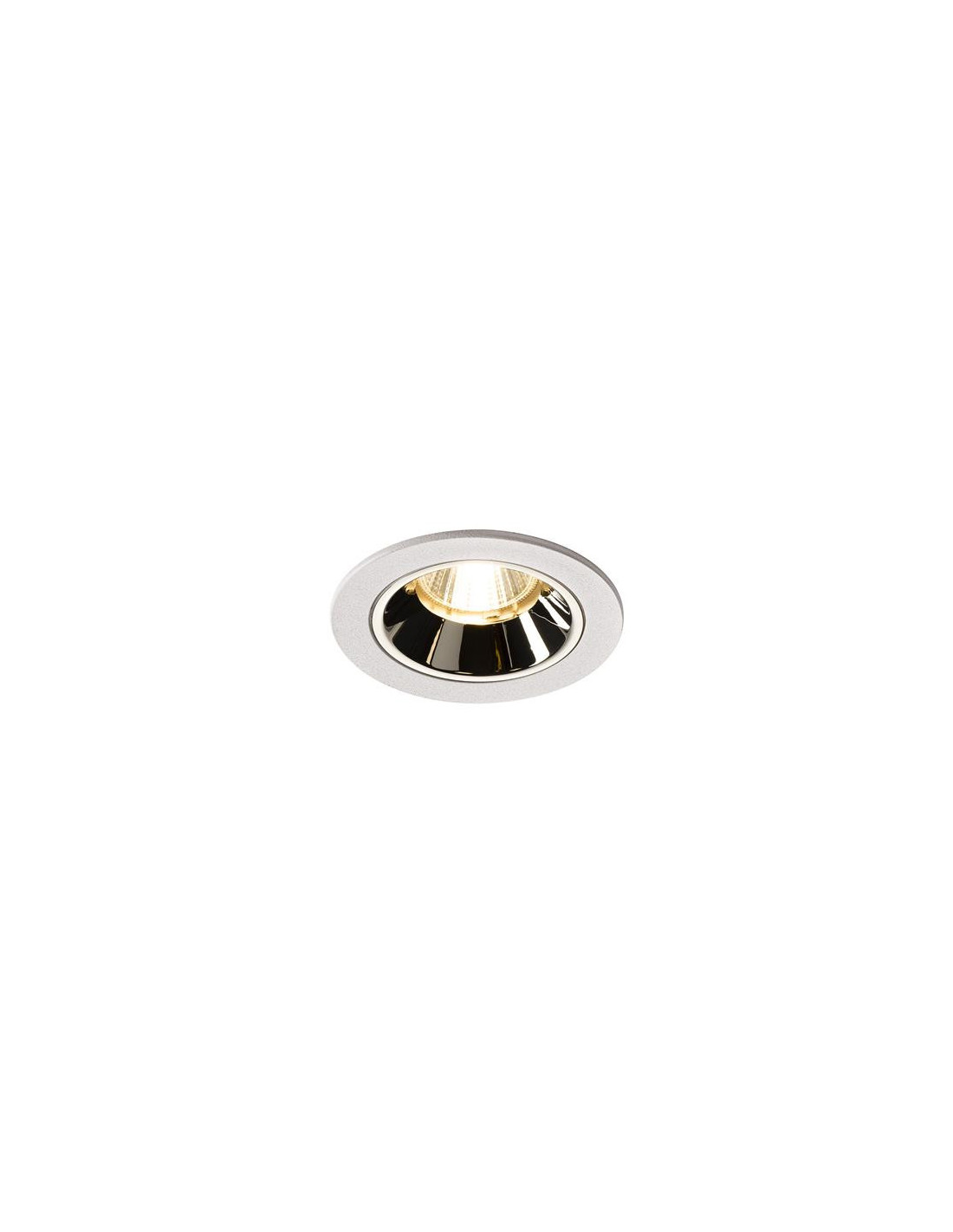 Numinos DL S plafonnier encastré LED blanc/chromé 3000K 20°