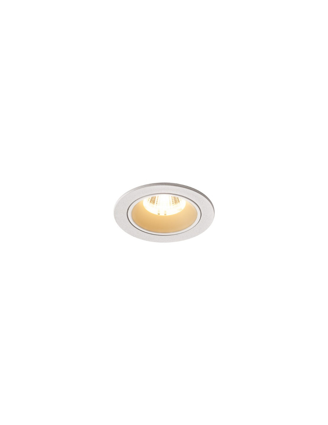 Numinos DL S plafonnier encastré LED blanc/blanc 3000K 40°