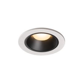 Numinos DL S plafonnier encastré LED blanc/noir 3000K 55°