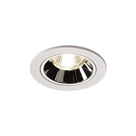 Numinos DL S plafonnier encastré LED blanc/chromé 4000K 40°