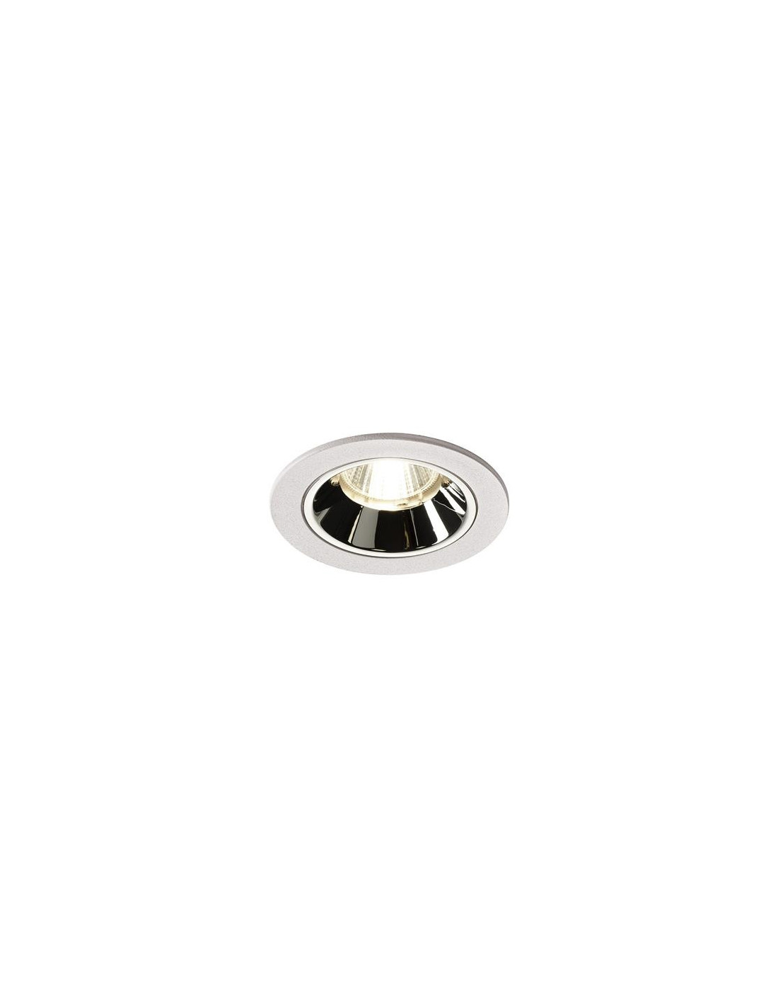 Numinos DL S plafonnier encastré LED blanc/chromé 4000K 40°