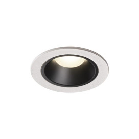 Numinos DL S plafonnier encastré LED blanc/noir 4000K 55°